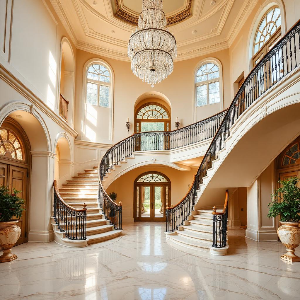 Grand foyer of a Terra Nova residence